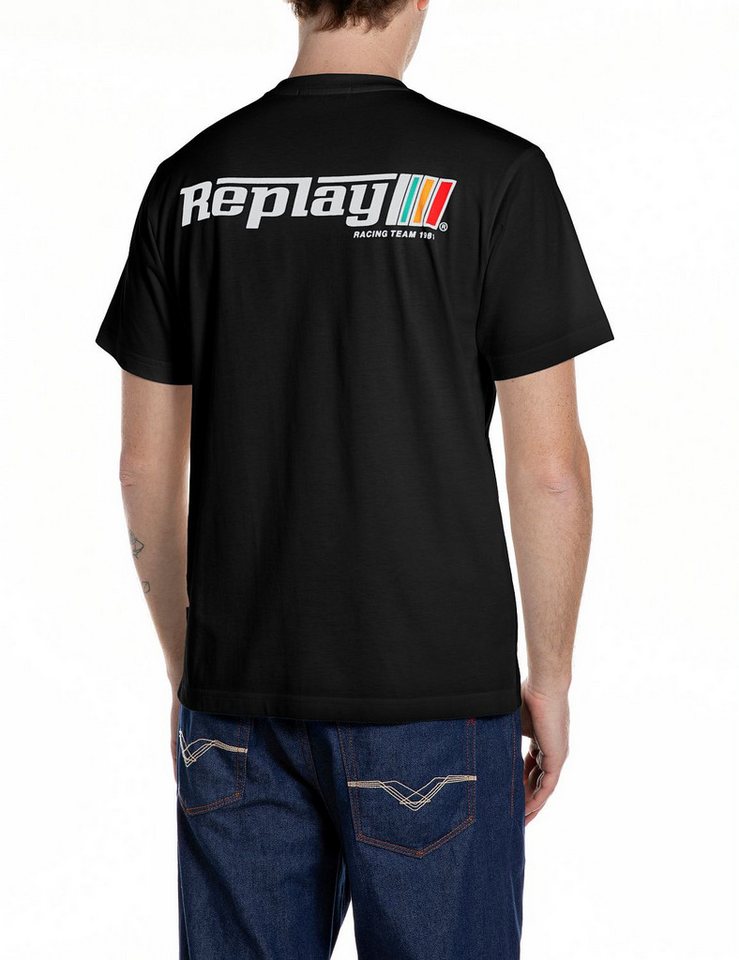 Replay T-Shirt mit Racing-Print – Bild 2 von 2
