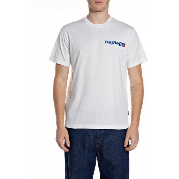 Replay T-Shirt mit Racing-Print