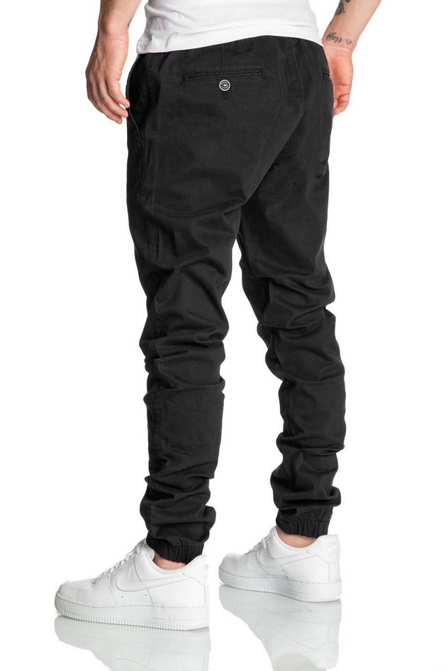 REPUBLIX Chinohose RICK Herren Basic Jogger Hose Chino mit Kontrast – Bild 5 von 5