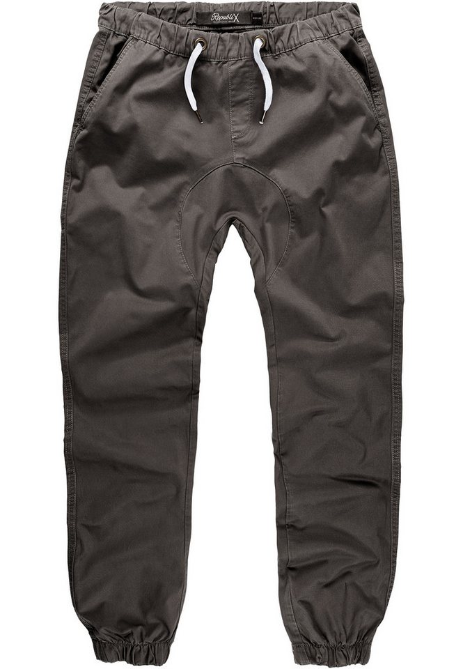 REPUBLIX Chinohose RICK Herren Basic Jogger Hose Chino mit Kontrast – Bild 2 von 5
