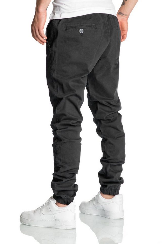 REPUBLIX Chinohose RICK Herren Basic Jogger Hose Chino mit Kontrast – Bild 5 von 5