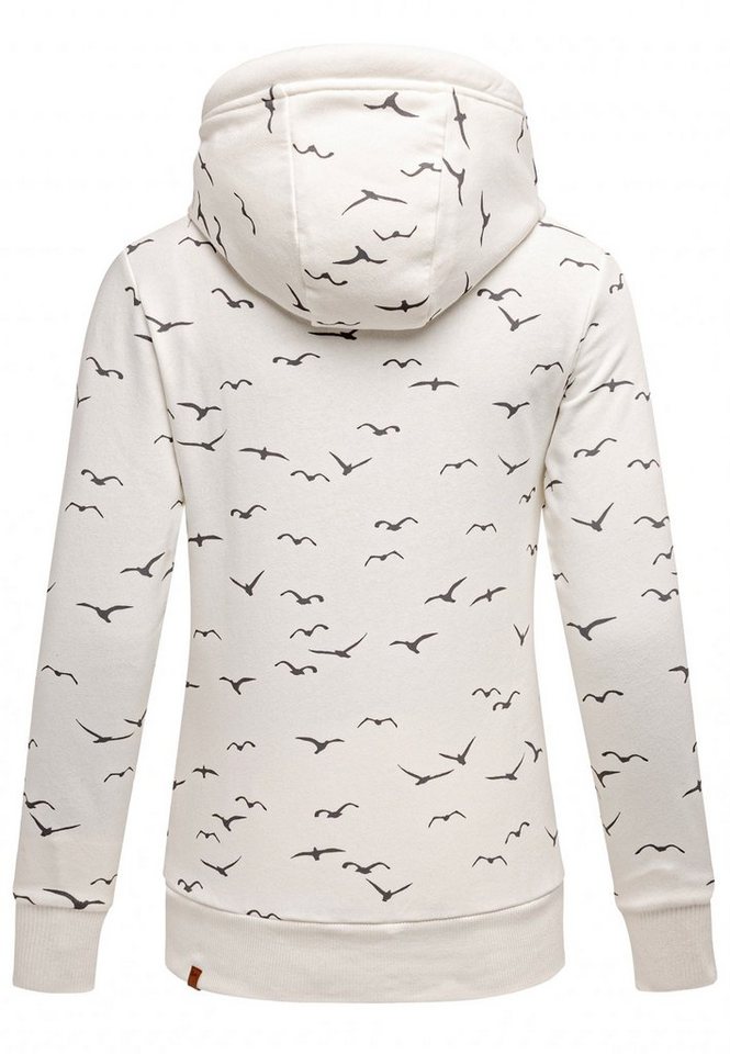 REPUBLIX Kapuzenpullover HARVA Damen Kapuzenpullover Print Sweatjacke Pullover Hoodie – Bild 2 von 2