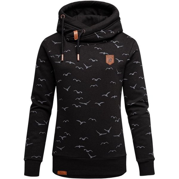 REPUBLIX Kapuzenpullover HARVA Damen Kapuzenpullover Print Sweatjacke Pullover Hoodie