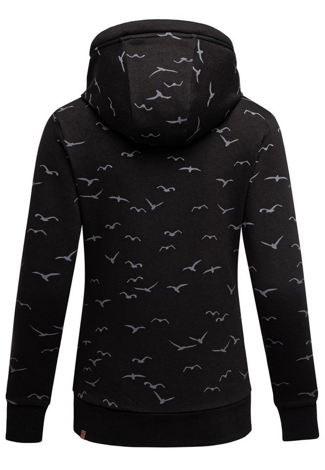 REPUBLIX Kapuzenpullover HARVA Damen Kapuzenpullover Print Sweatjacke Pullover Hoodie – Bild 2 von 2