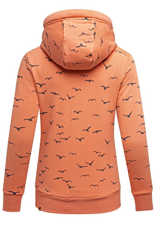 REPUBLIX Kapuzenpullover HARVA Damen Kapuzenpullover Print Sweatjacke Pullover Hoodie – Bild 2 von 2