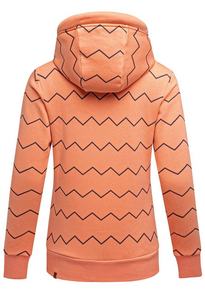 REPUBLIX Kapuzenpullover JULIET Damen Kapuzenpullover Print Sweatjacke Pullover Hoodie – Bild 2 von 2