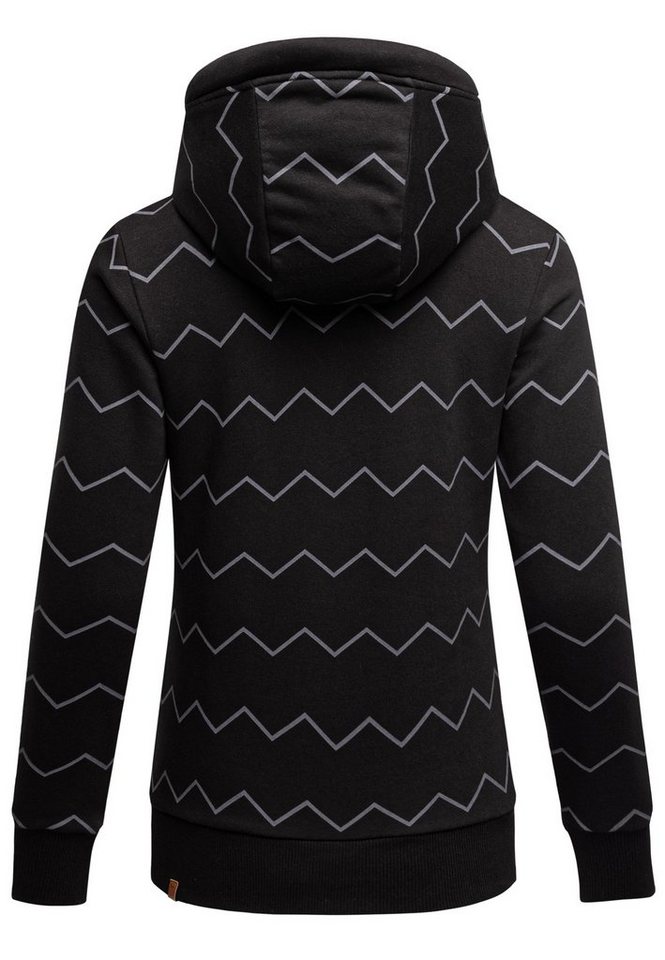REPUBLIX Kapuzenpullover JULIET Damen Kapuzenpullover Print Sweatjacke Pullover Hoodie – Bild 2 von 2