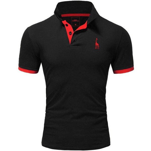 REPUBLIX Poloshirt JOSEPH Herren Basic Kurzarm Kontrast Polo Hemd
