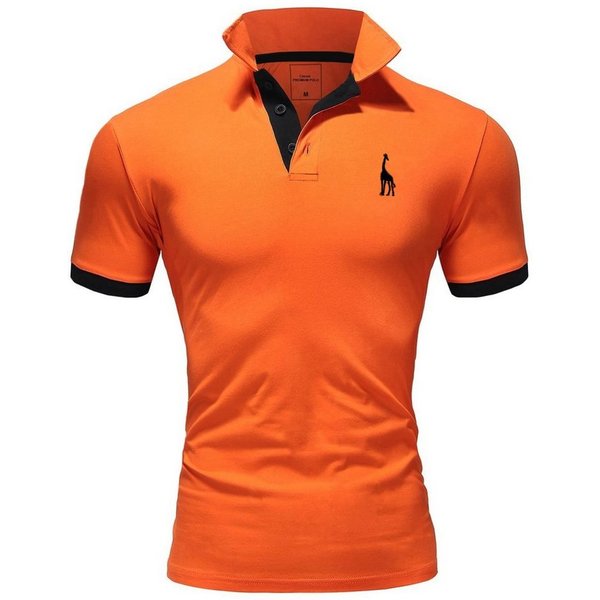 REPUBLIX Poloshirt JOSEPH Herren Basic Kurzarm Kontrast Polo Hemd