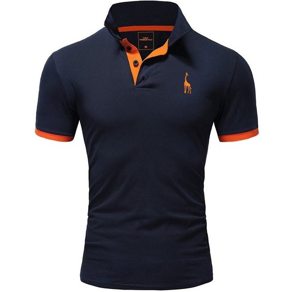 REPUBLIX Poloshirt JOSEPH Herren Basic Kurzarm Kontrast Polo Hemd