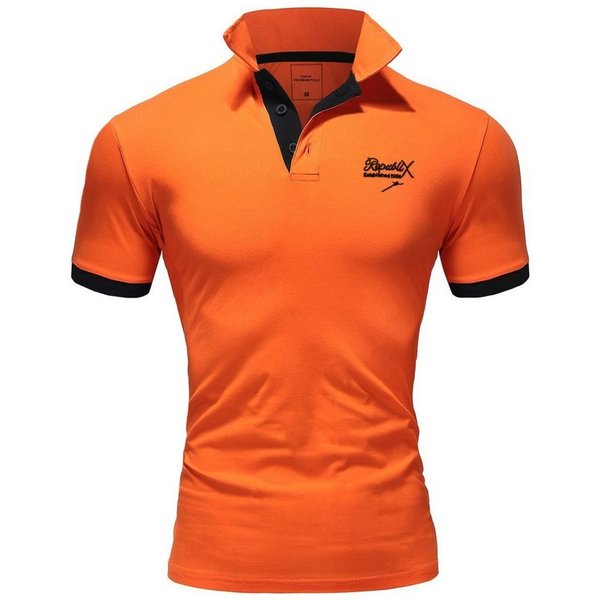REPUBLIX Poloshirt MATEO Herren Basic Kurzarm Kontrast Polo Hemd