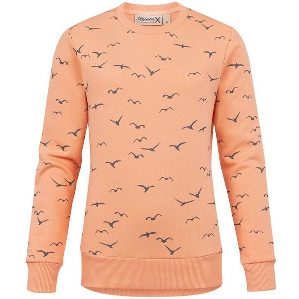 REPUBLIX Sweatshirt ANA Damen Print Kapuzenpullover Sweatjacke Pullover Hoodie