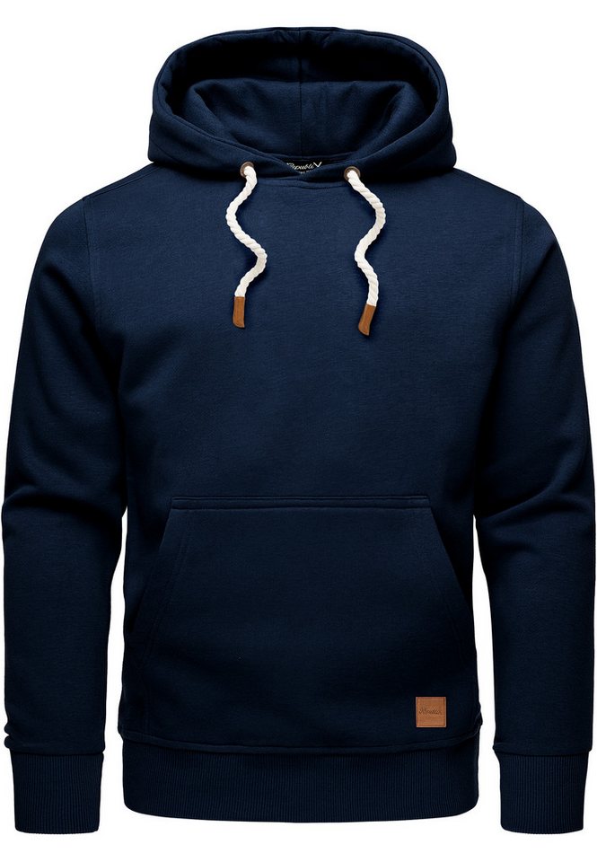 REPUBLIX Sweatshirt ERIC Herren Basic Kapuzenpullover Hoodie – Bild 2 von 4