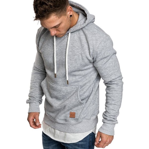 REPUBLIX Sweatshirt GRIFFIN Herren Basic Kapuzenpullover Hoodie