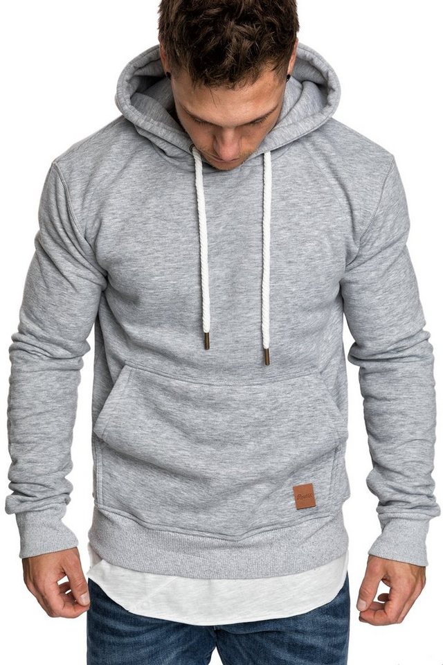 REPUBLIX Sweatshirt GRIFFIN Herren Basic Kapuzenpullover Hoodie – Bild 4 von 5