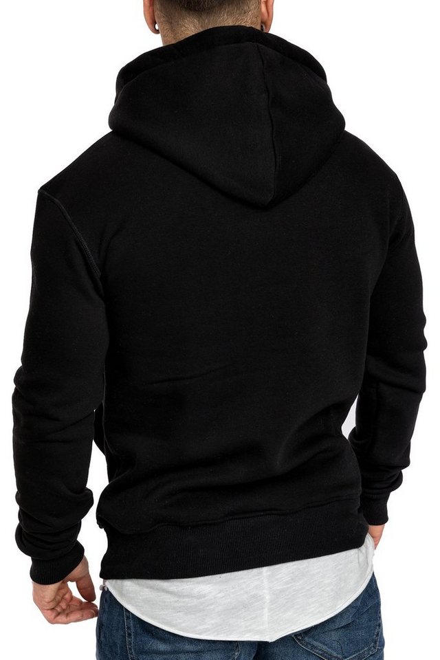 REPUBLIX Sweatshirt GRIFFIN Herren Basic Kapuzenpullover Hoodie – Bild 4 von 4