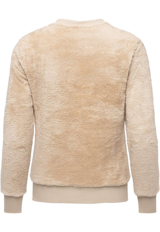 REPUBLIX Sweatshirt LUNA Damen Teddy Pulli Sweatjacke Plüsch Hoodie Pullover – Bild 2 von 2