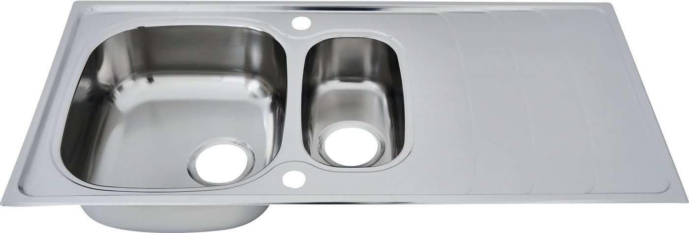 RESPEKTA Edelstahlspüle, 100/50 cm – Bild 5 von 5