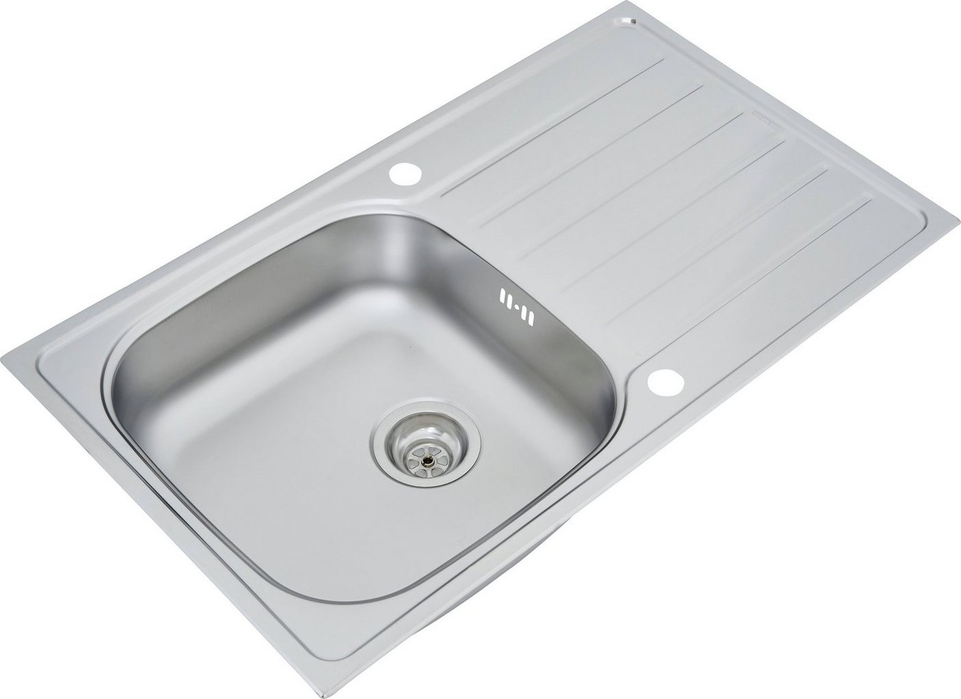RESPEKTA Edelstahlspüle, 86/50 cm, (1 St) – Bild 3 von 5