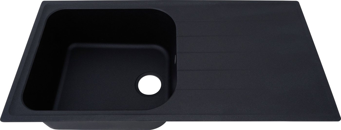 RESPEKTA Einbauspüle ORLANDO100X50G, eckig, 100/50 cm – Bild 5 von 5