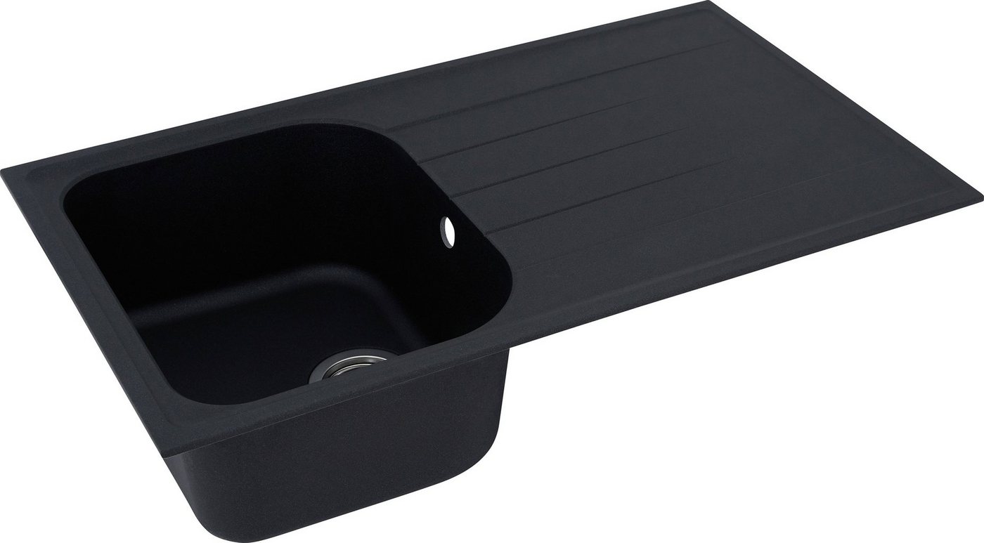 RESPEKTA Einbauspüle ORLANDO86X50B, eckig, 86/50 cm – Bild 4 von 5