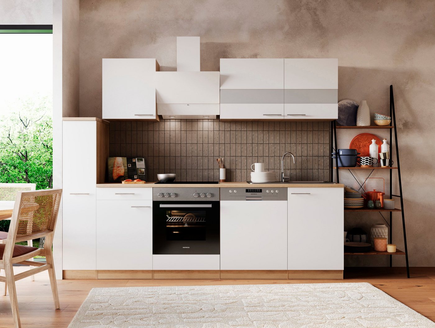 RESPEKTA Küche Merle, Breite 250 cm, mit Soft-Close, in exklusiver Konfiguration für OTTO – Bild 2 von 5