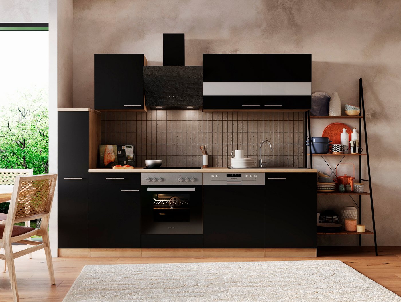 RESPEKTA Küche Merle, Breite 250 cm, mit Soft-Close, in exklusiver Konfiguration für OTTO – Bild 2 von 5