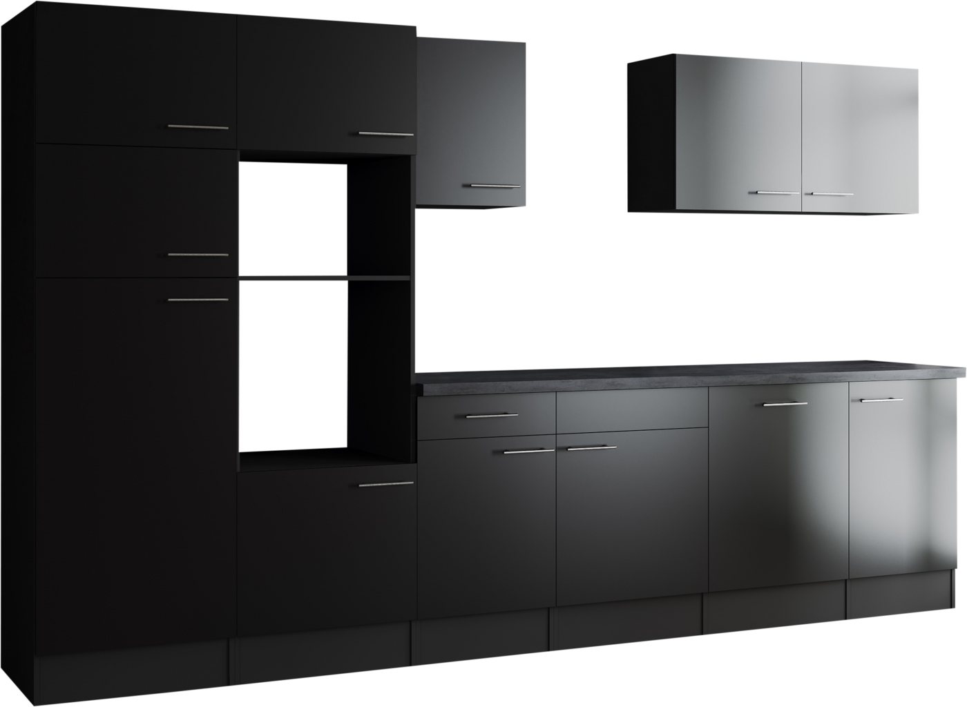 RESPEKTA Küchenzeile Oliver, wahlweise mit E-Geräten, Breite 340 cm, 90 cm Arbeitshöhe, in exklusiver Konfiguration für OTTO – Bild 3 von 5