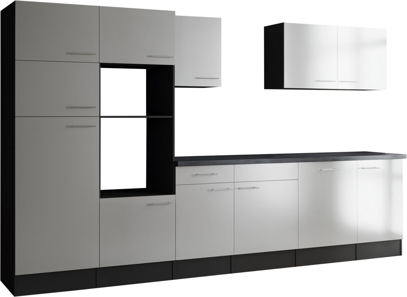 RESPEKTA Küchenzeile Oliver, wahlweise mit E-Geräten, Breite 340 cm, 90 cm Arbeitshöhe, in exklusiver Konfiguration für OTTO – Bild 3 von 5