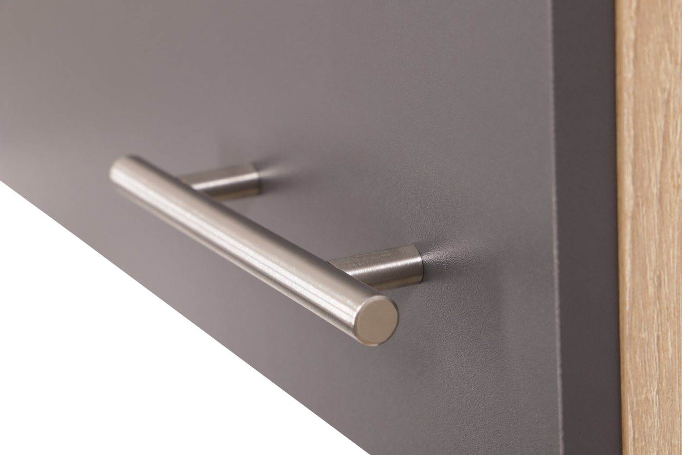 RESPEKTA Pantryküche Merle, Breite 100 cm, mit Soft-Close Funktion, Edelstahlspüle BALTIMORE – Bild 3 von 5
