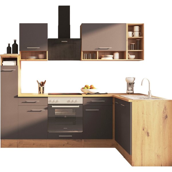 RESPEKTA Winkelküche Hilde, Breite 250 cm, wechselseitig aufbaubar, exkl. Konfiguration für OTTO