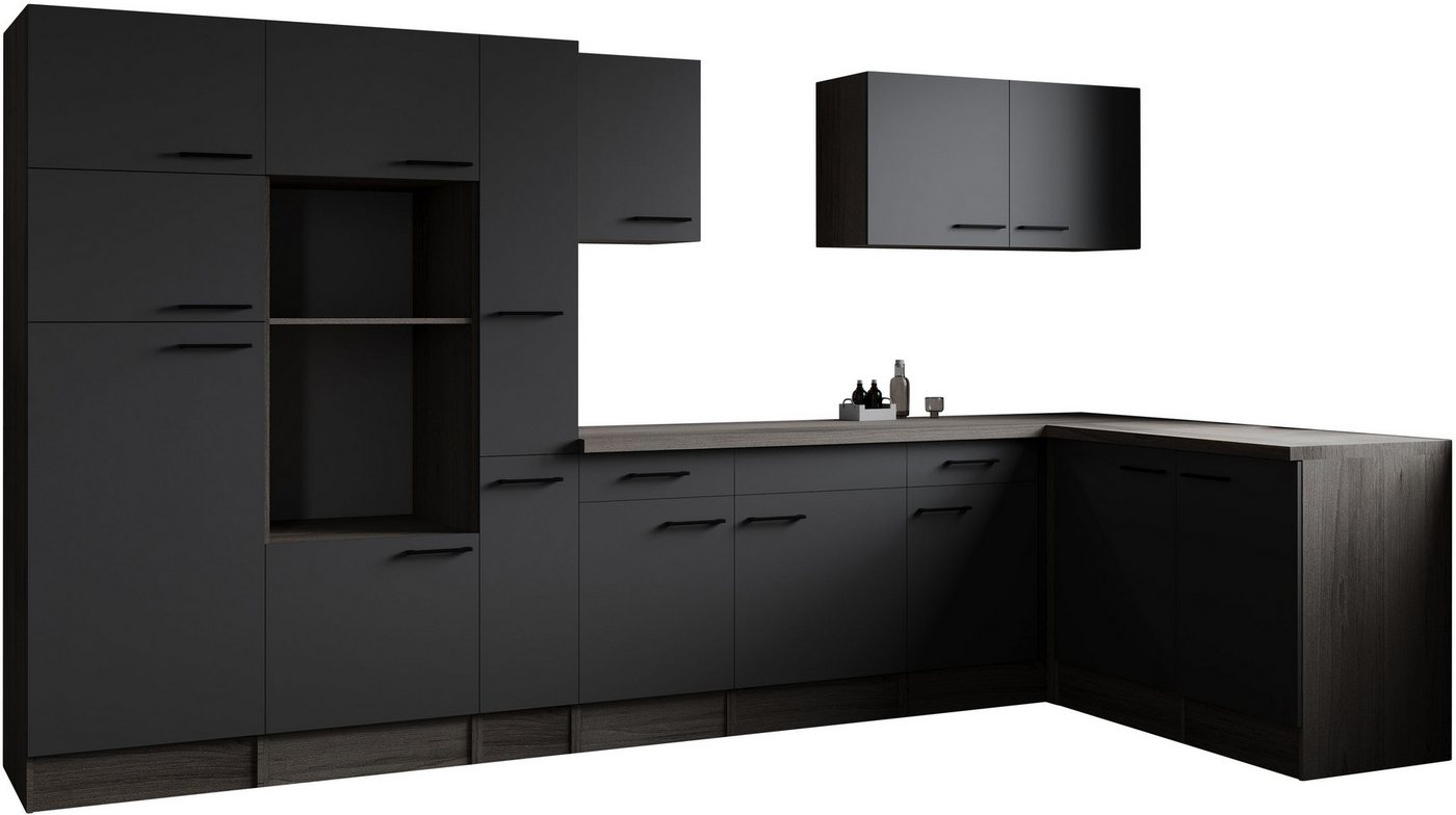 RESPEKTA Winkelküche Oliver, Breite 370 cm, 90 cm Arbeitshöhe, in exklusiver Konfiguration für OTTO – Bild 3 von 5