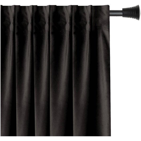 Restilo Gardine Gardine Multifunktionsband Kräuselband Vorhang Verdunkelnd Samt Textil (1 St), Kräuselband, verdunkelnd, Samt Textilien, mit Raffhalter