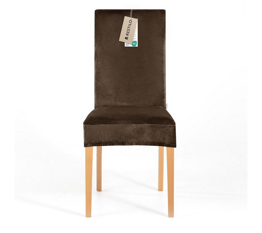 Restilo Stuhlhusse Stuhlhusse Stretch Stuhlbezug mit Gummiband Abnehmbar, waschbar – Bild 2 von 5
