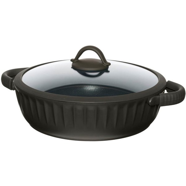 RESTO Kitchenware Bräter Ascella, Schmortopf antihaftbeschichtet und spülmaschinenfest, Aluminiumguss (2-tlg), Geeignet für alle Herdarten, auch Induktion, im G