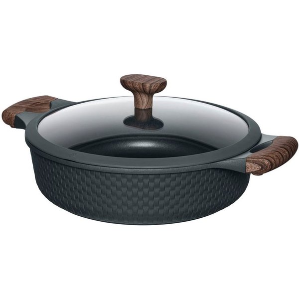 RESTO Kitchenware Bräter Ran, Kochtopf antihaftbeschichtet und spülmaschinenfest, Aluminiumguss (2-tlg), Geeignet für alle Herdarten, auch Induktion, im Geschen