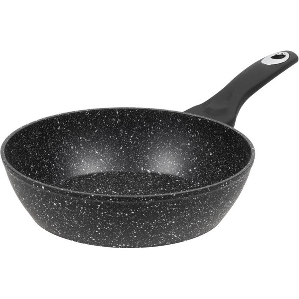 RESTO Kitchenware Bratpfanne Antlia, tiefe Pfanne mit ergonomischem Soft-Touch-Griff, Aluminium (1-tlg), Marmor-Antihaftbeschichtung, 4-lagig, für alle Herdarte
