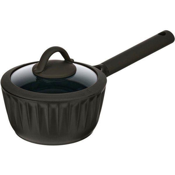 RESTO Kitchenware Kasserolle Ascella, Schmortopf antihaftbeschichtet und spülmaschinenfest, Aluminiumguss (2-tlg), Geeignet für alle Herdarten, auch Induktion, 