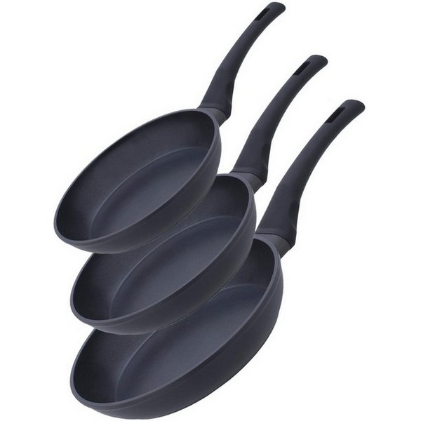 RESTO Kitchenware Pfannen-Set Sagitta, antihaftbeschichtet und spülmaschinenfest, Aluminium (Set, 3-tlg., 1x Bratpfanne Ø 20, 1x Bratpfanne Ø 24, 1x Bratpfanne 