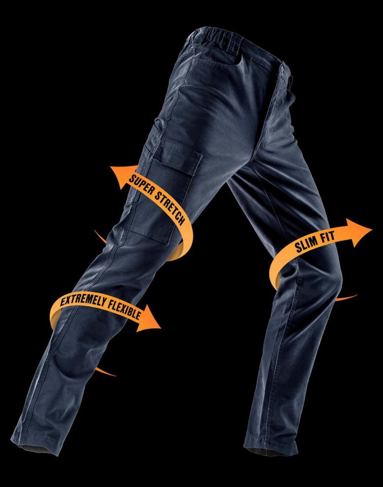 Result Arbeitshose Arbeitshose Super Stretch Slim Chino – Bild 3 von 3