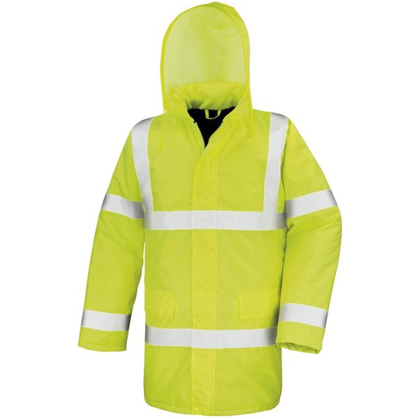 Result Arbeitsjacke Warnschutzparka wasserdicht winddicht nach ISO 20471 Warnfarbe