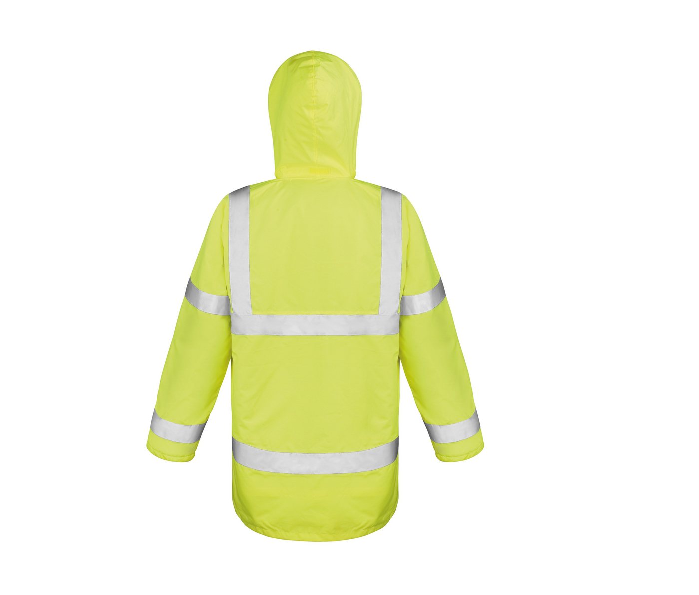 Result Arbeitsjacke Warnschutzparka wasserdicht winddicht nach ISO 20471 Warnfarbe – Bild 2 von 3