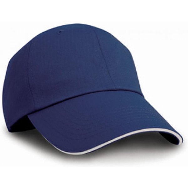 Result Headwear Baseball Cap Herringbone Cap with Sandwich Peak / Kappe / Mütze / Hut