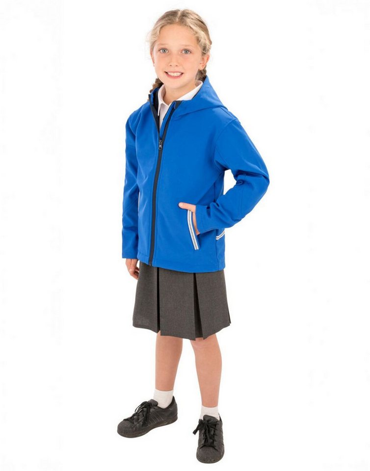 Result Outdoorjacke Kinder Jacke Junior Hooded Soft Shell Jacket – Bild 3 von 5