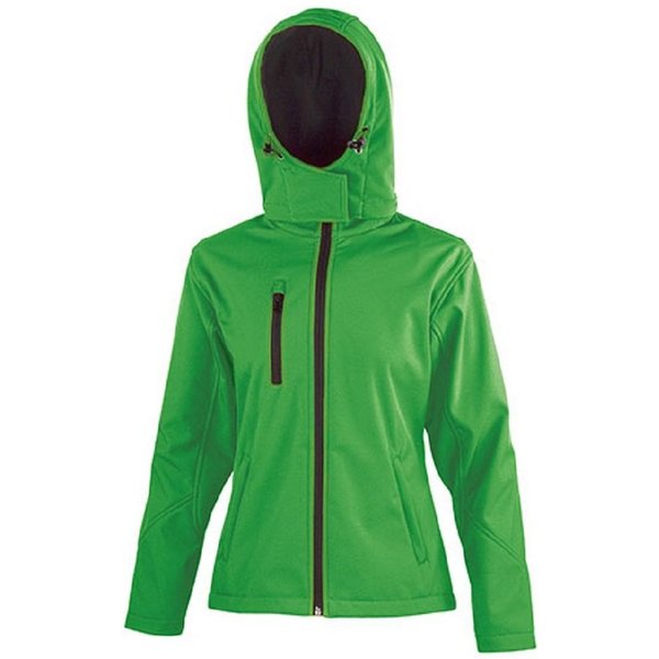 Result Softshelljacke Damen Softschell Jacke / Softshelljacke mit Kapuze für Frauen Wasserdicht (8000mm) - Atmungsaktiv - Winddicht