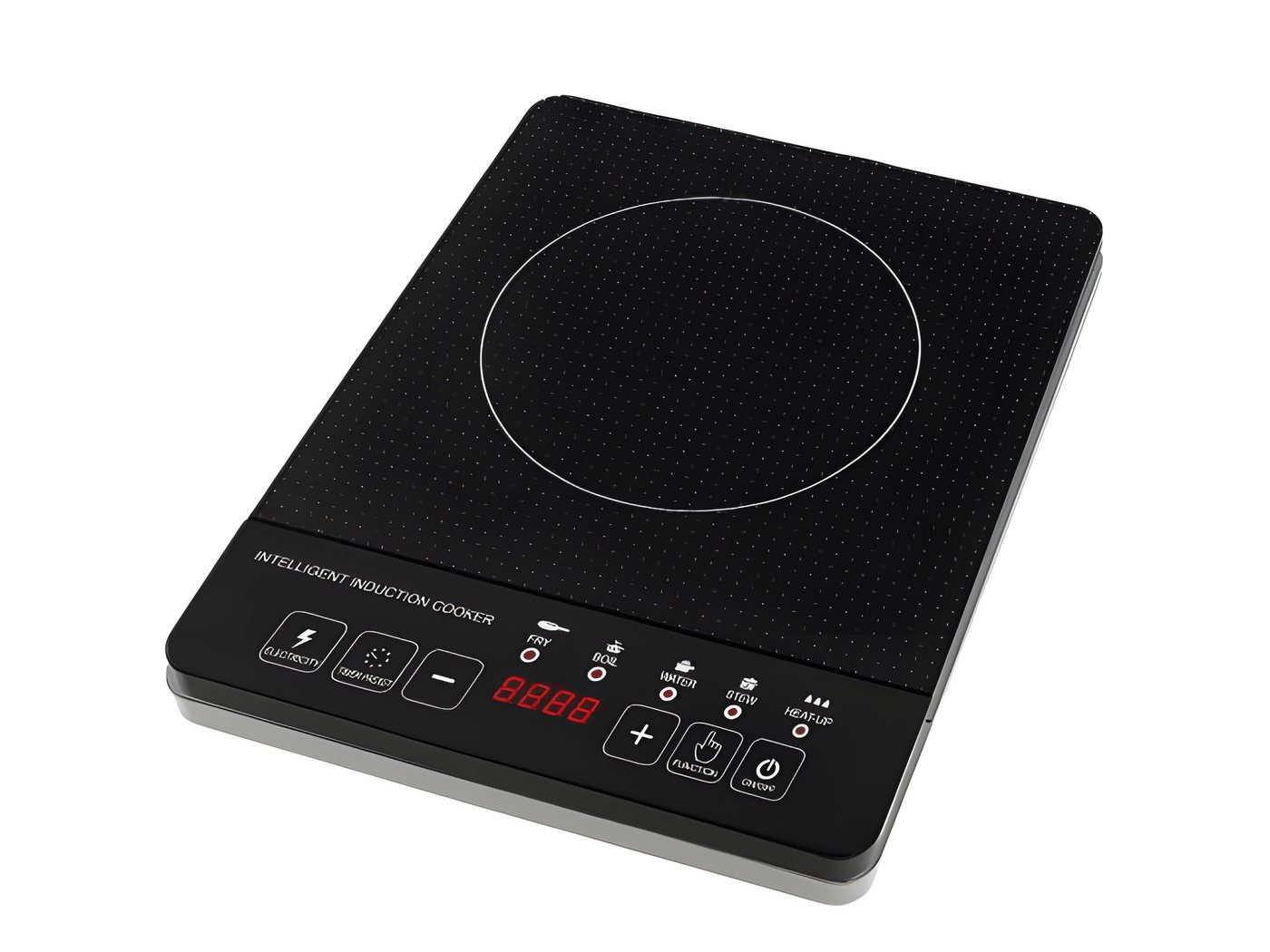 Retoo Induktions-Kochfeld O210-1, 2000 W, 1 Kochzone, Touch-Bedienung – Bild 3 von 4