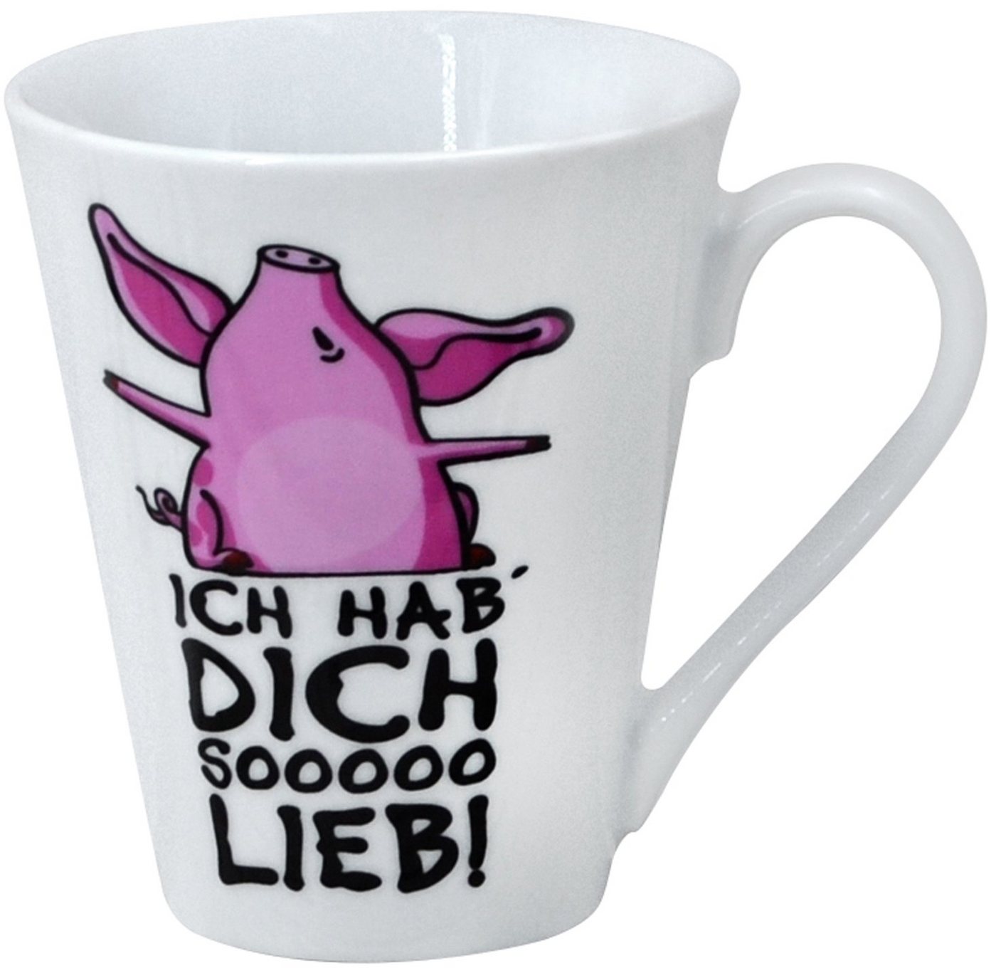 Retsch Arzberg Becher Tierisch, 4-tlg., Porzellan, mit 4 Dekore-Sprüchen, 4-teilig – Bild 3 von 5