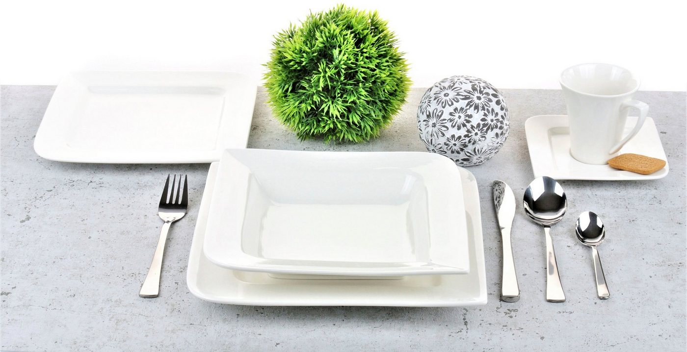 Retsch Arzberg Kombiservice Geschirr-Set, Service Fantastic (30-tlg), 6 Personen, Fine China-Porzellan, 30 Teile, für 6 Personen – Bild 2 von 5