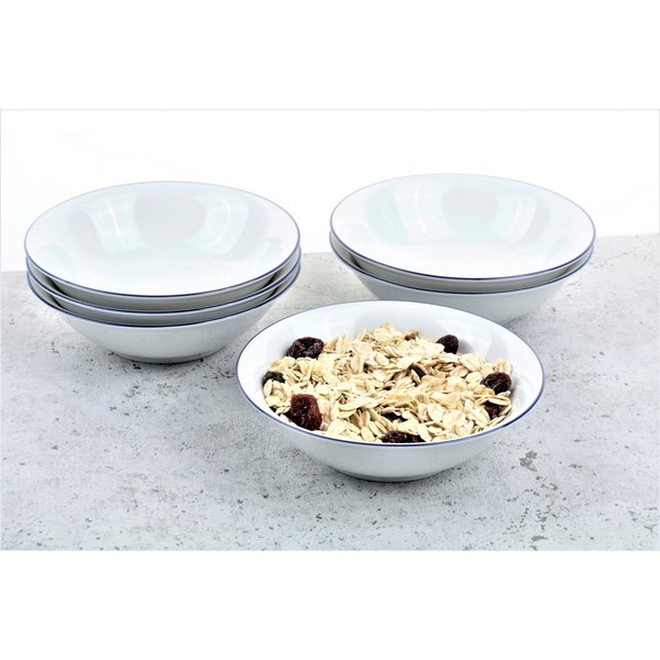 Retsch Arzberg Müslischale Heike Blaurand, Porzellan, (6-tlg), 6 Stück, Made in Germany