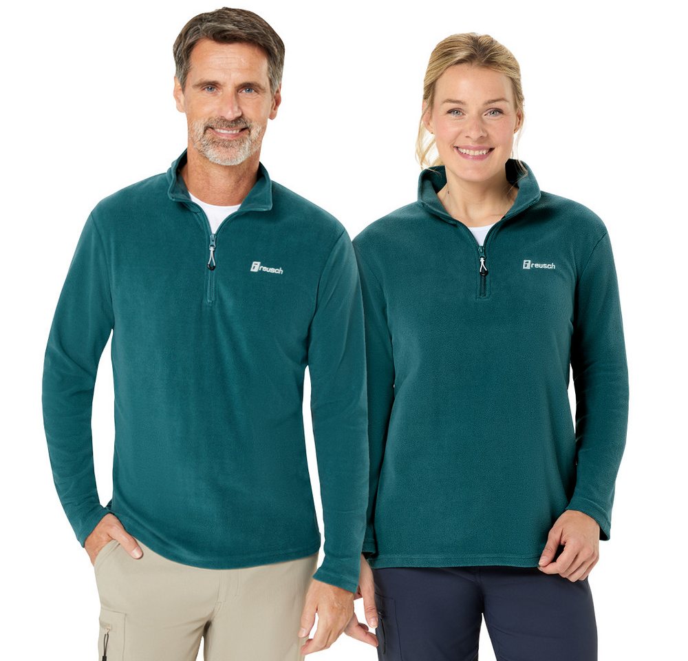 Reusch Fleeceshirt praktisches, pflegeleichtes und schnelltrockendes Fleeceshirt unisex – Bild 3 von 5